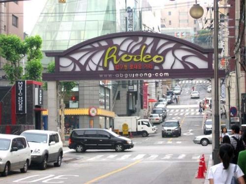 Khu Apgujeong-dong: Khu mua sắm này được biết đến với phong cách thời trang đầy sang trọng và tinh tế. Sự đơn giản trong cách ăn mặc, nhưng lại đặc biệt chú trọng đến điểm nhấn như chiếc khăn choàng, chiếc áo sơ mi in hoa sặc sỡ hay các loại phụ kiện (thắt lưng, túi clutch, đồng hồ…) khiến thời trang nơi đây mang một đẳng cấp khác biệt. 