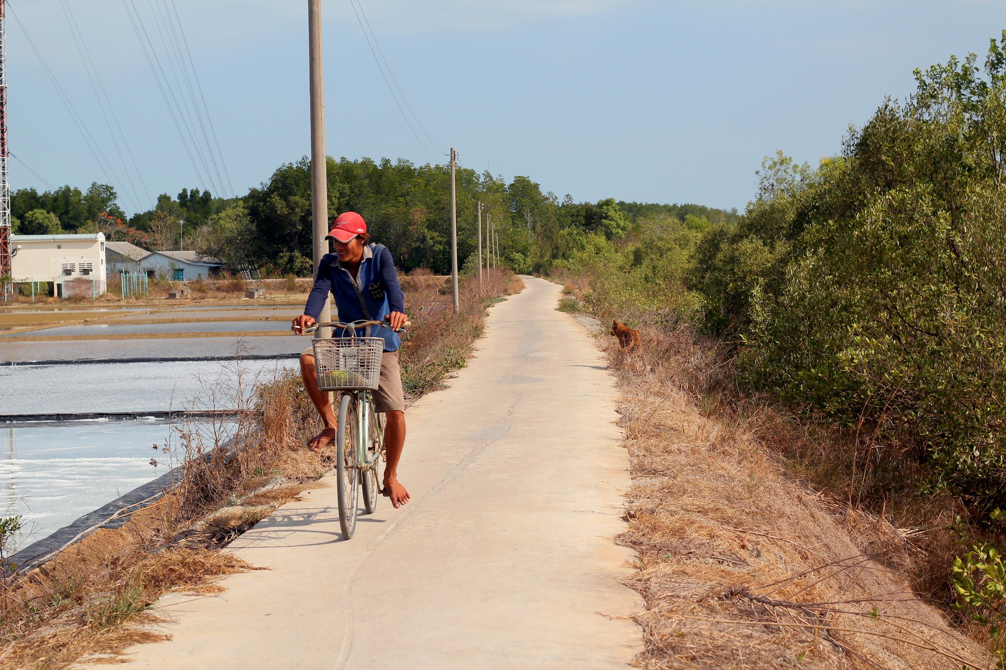 Người dân hết sức bình dị.