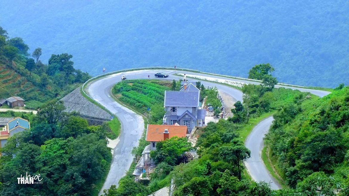 Con đường vòng cung lên Tam Đảo.