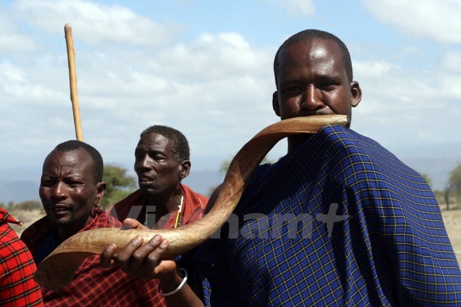 Nhạc cụ truyền thống của người Maasai ở Tanzania. 