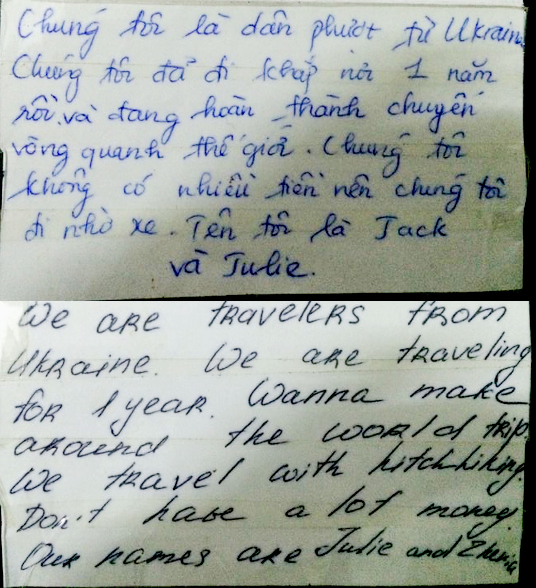 Vì đi phượt siêu tiết kiệm, Ievgenii và Yulia phải nhờ đến sự trợ giúp của người địa phương rất nhiều. Họ đi nhờ xe, ngủ nhờ nhà dân và cắm lều ở bất cứ nơi nào có thể. 