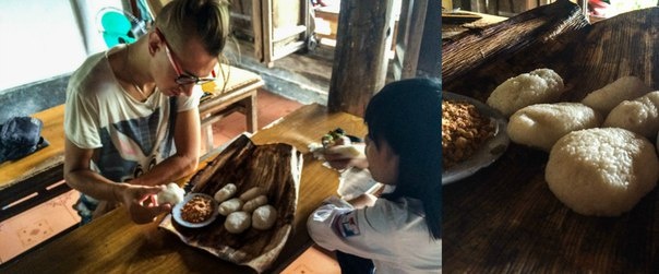 Một gia đình tốt bụng vui vẻ cho họ cắm lều trong nhà mình và lũ trẻ con rất khoái chơi đùa trong lều.