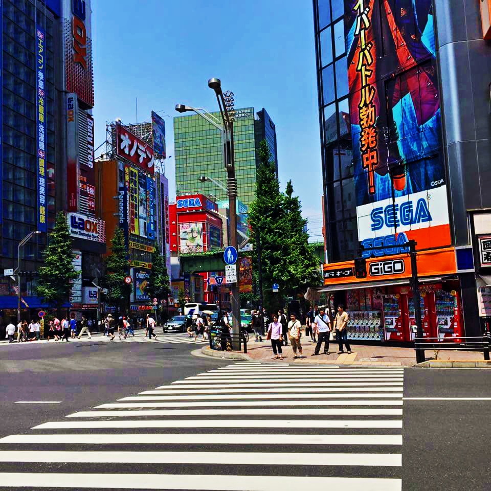 Khu Akihabara đông đúc.