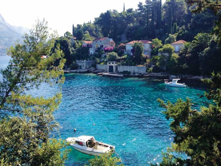 Vẻ xanh tươi của Korcula.