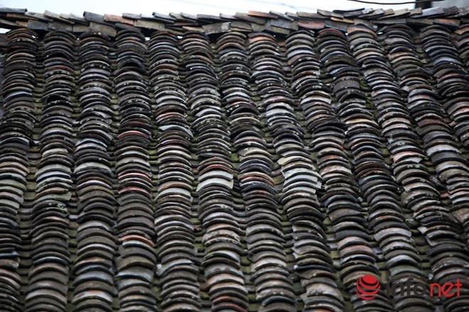 Mái ngói âm dương phủ rêu phong là điểm đặc biệt nơi đây.