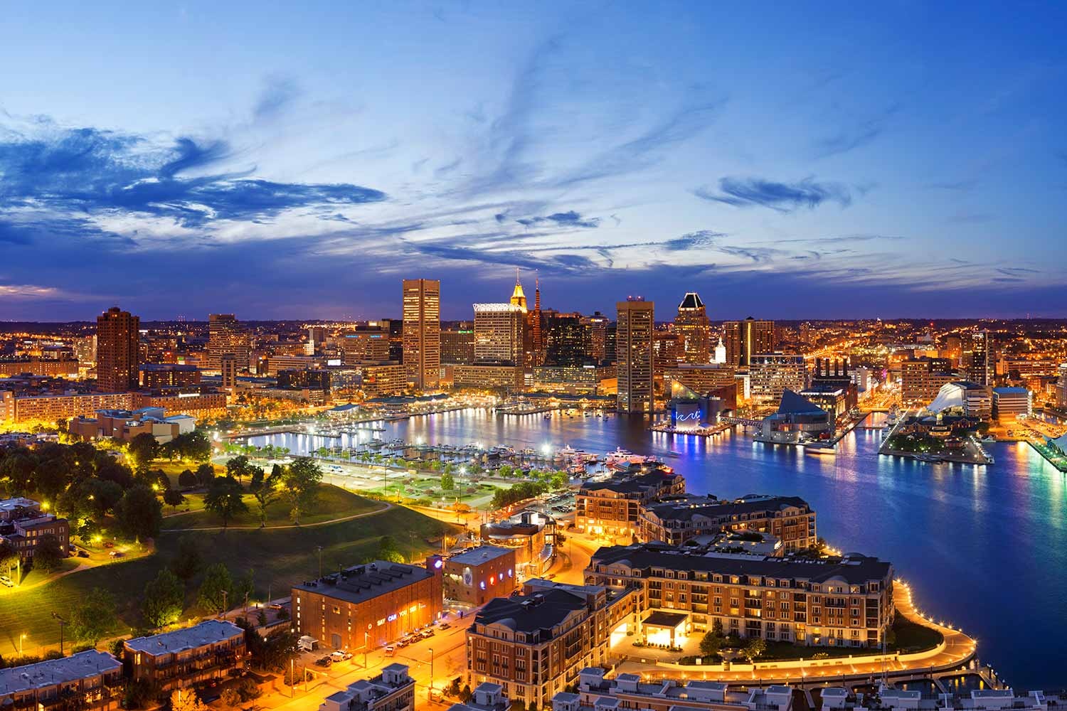 8. Baltimore, Maryland, Mỹ: Giám đốc truyền hình Barry Levinson sinh ra tại Baltimore, ông đã đem nhiều bộ phim về thực hiện tại đây như Diner(1982) Avalon (1990)… Ảnh: Baltimore.org.