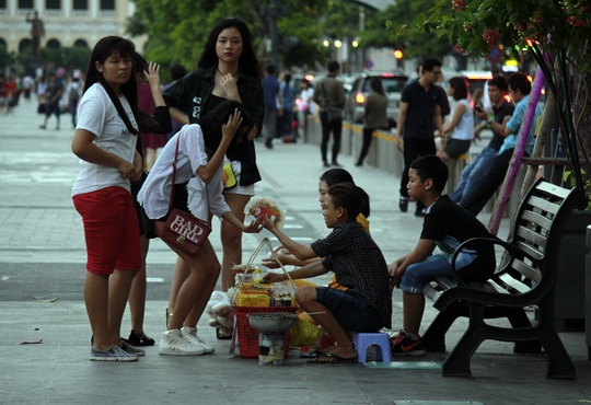 Phố đi bộ Nguyễn Huệ Sài Gòn ảnh 9 Pho di bo Nguyen Hue Sai Gon anh 9