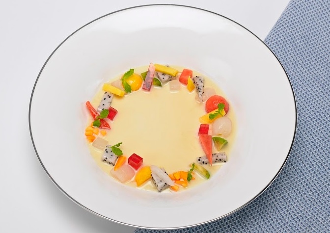 Chiec thia vang: huong dan nau che kaya giai nhiet mua he hinh anh