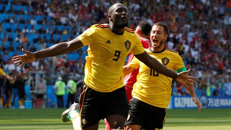 Lukaku, Hazard lap cu dup giup tuyen Bi de bep Tunisia hinh anh