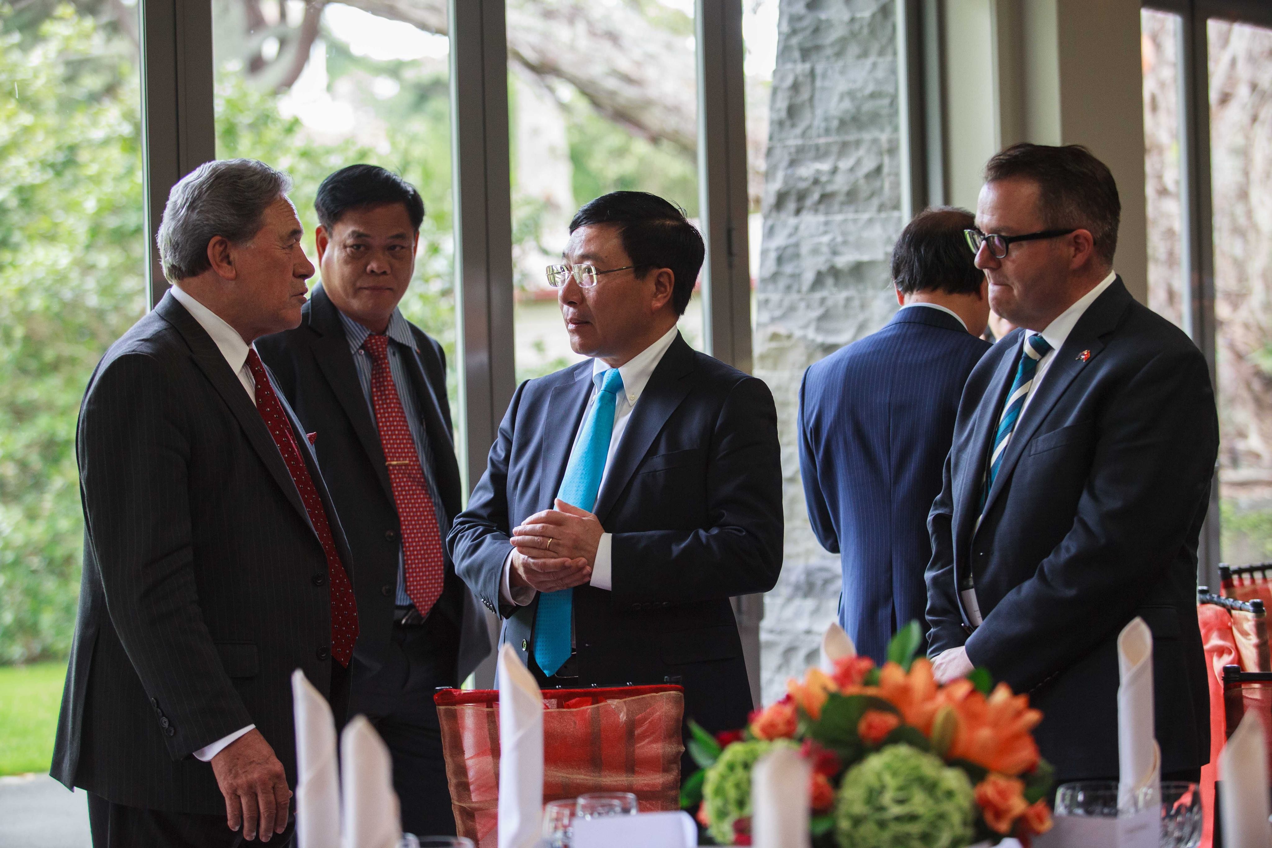 Bộ trưởng Phạm Bình Minh hội đàm bộ trưởng New Zealand ảnh 2 Bo truong Pham Binh Minh hoi dam bo truong New Zealand anh 2