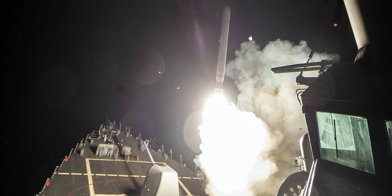 Trump dọa tấn công Syria ảnh 1 Trump doa tan cong Syria anh 1