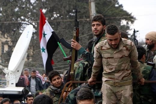 Syria tai chiem thanh cong Douma sau cao buoc tan cong hoa hoc hinh anh