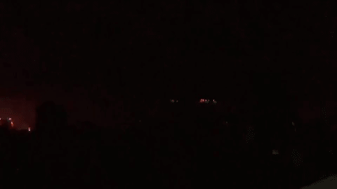 Gaza ruc lua trong dem Israel khong kich quy mo lon hinh anh