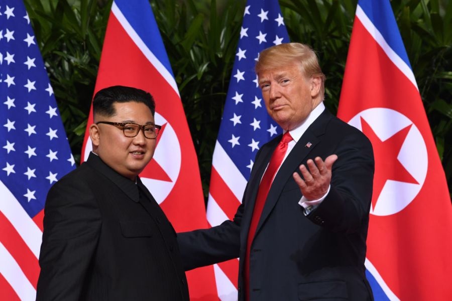 Trump - Kim than mat sanh buoc, tro chuyen truoc hoi dam hinh anh