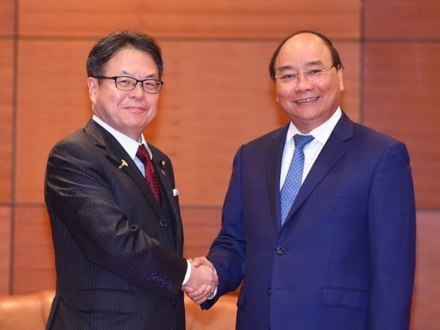 Thu tuong Nguyen Xuan Phuc tiep cac doanh nghiep Nhat Ban hinh anh