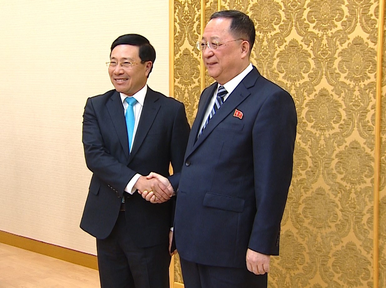 Bộ trưởng Phạm Bình Minh thăm Triều Tiên ảnh 1 Bo truong Pham Binh Minh tham Trieu Tien anh 1