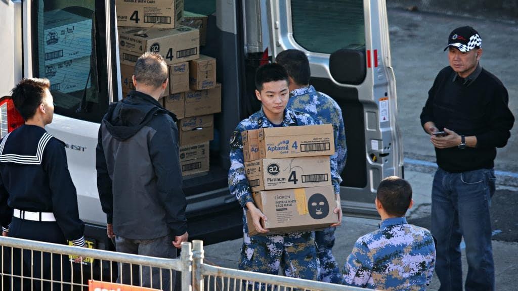 Tau chien TQ tham Australia, binh si tranh thu mua sua cong thuc hinh anh