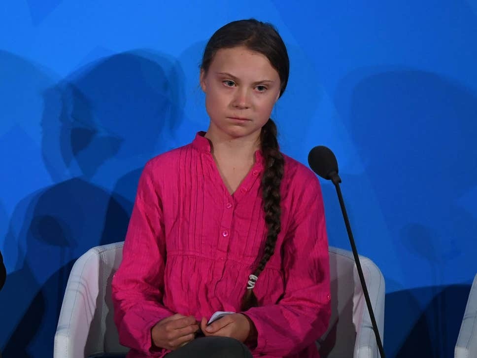 Greta thunberg phat bieu o Lien hop quoc anh 1