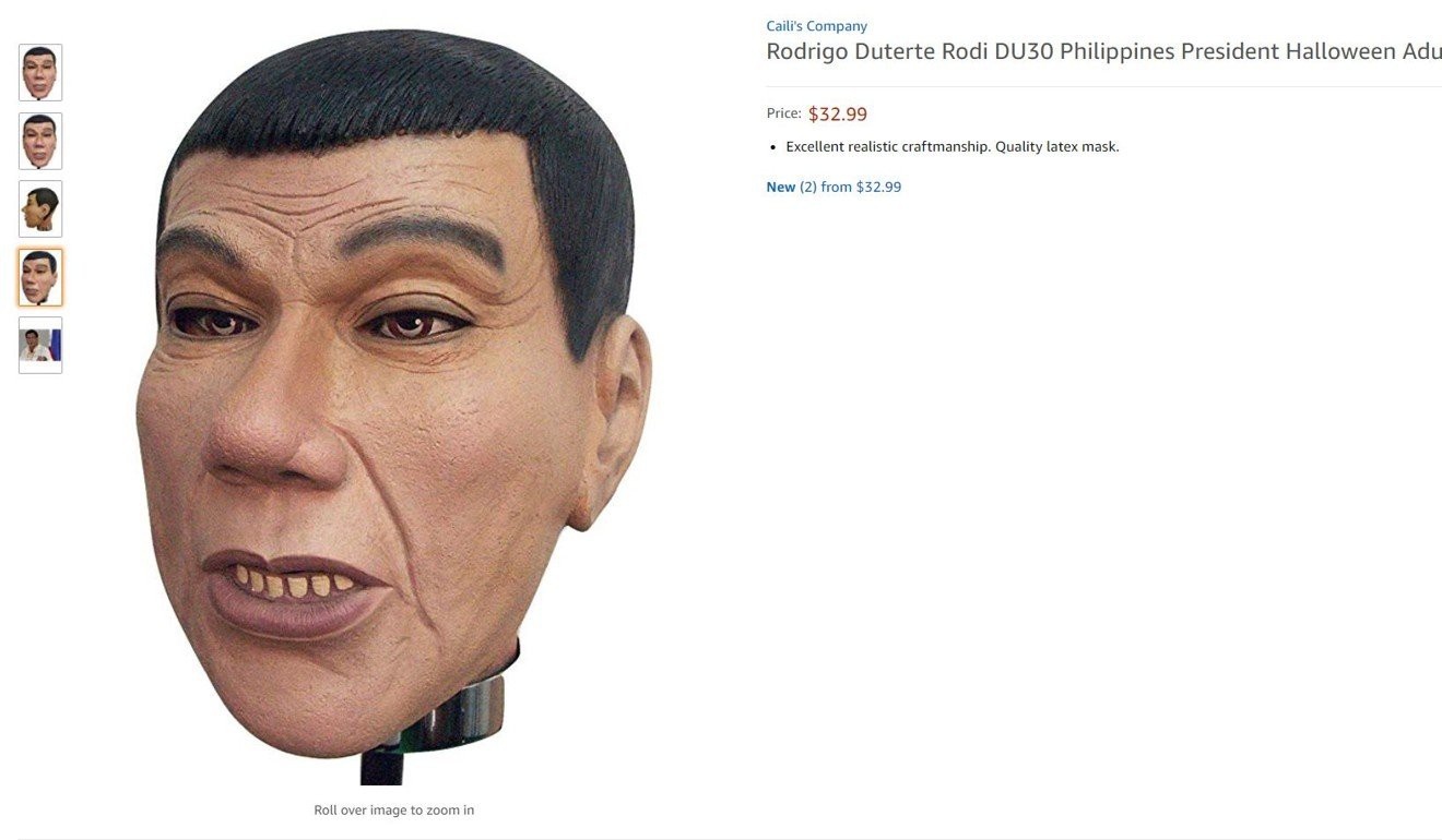 mat na Halloween hinh Duterte anh 1