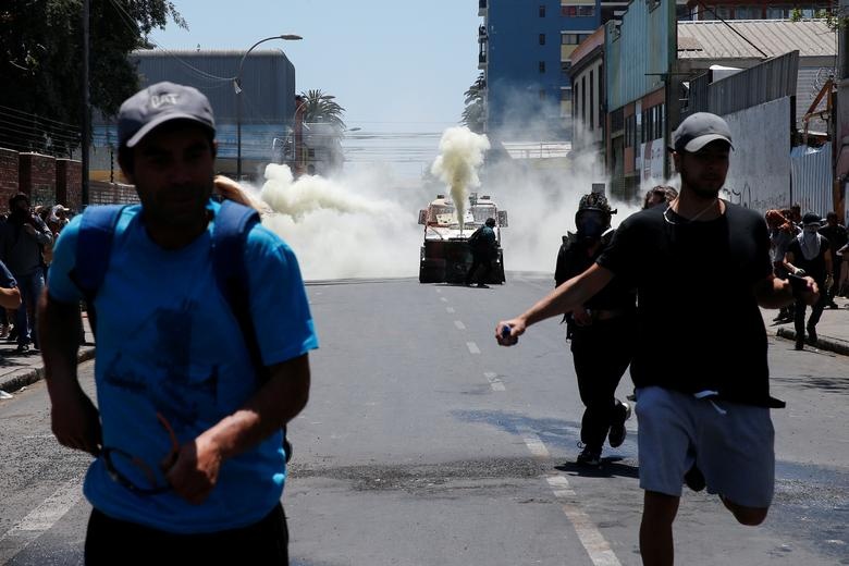 bieu tinh Chile anh 4