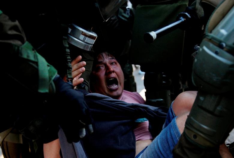 bieu tinh Chile anh 5