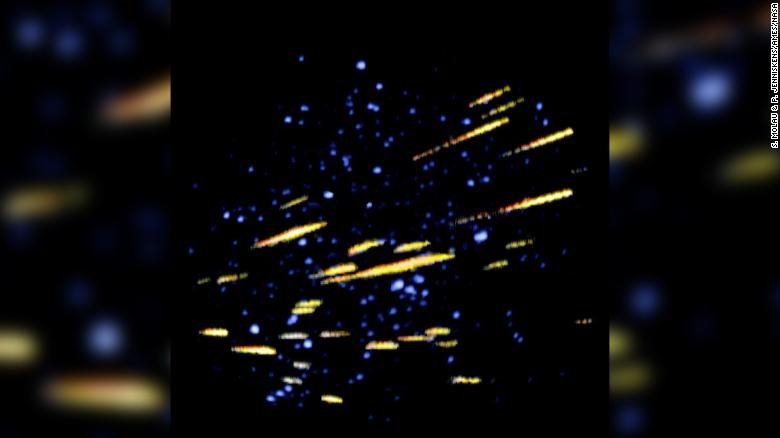 Mua sao bang 400 thien thach hiem gap sap xuat hien hinh anh