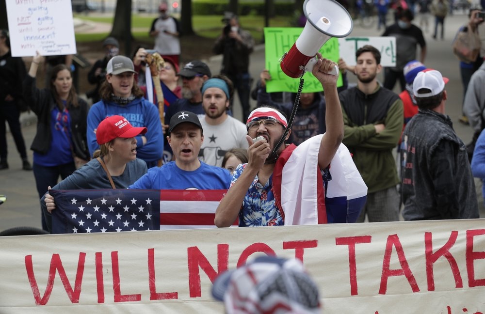 biểu tình chống phong tỏa Mỹ ảnh 7 bieu tinh chong phong toa My anh 7