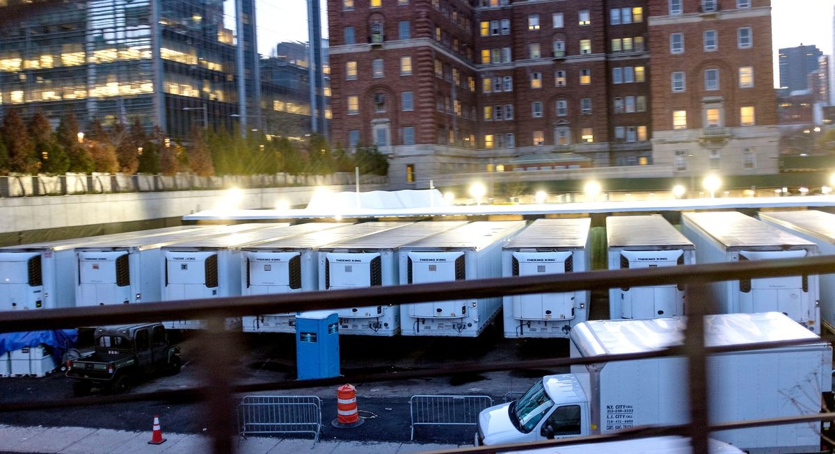 Nguoi chet qua nhieu, New York tam dong lanh thi the thay vi chon hinh anh