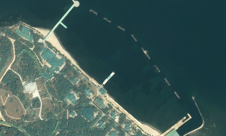 Du thuyen cua ong Kim Jong Un xuat hien o khu nghi duong tai Wonsan hinh anh