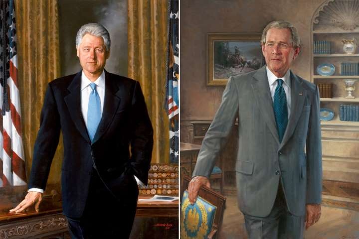 Nha Trang dua chan dung ong Clinton, Bush tu sanh lon vao noi de do cu hinh anh
