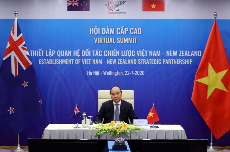 Quan he Viet Nam - New Zealand nang cap len doi tac chien luoc anh 1
