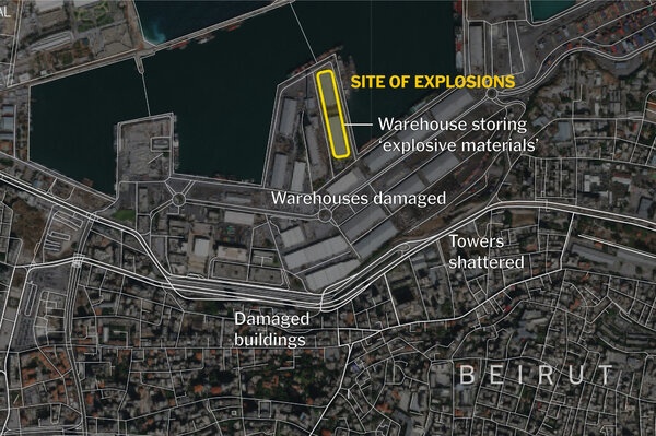 vu no o cang Beirut anh 3