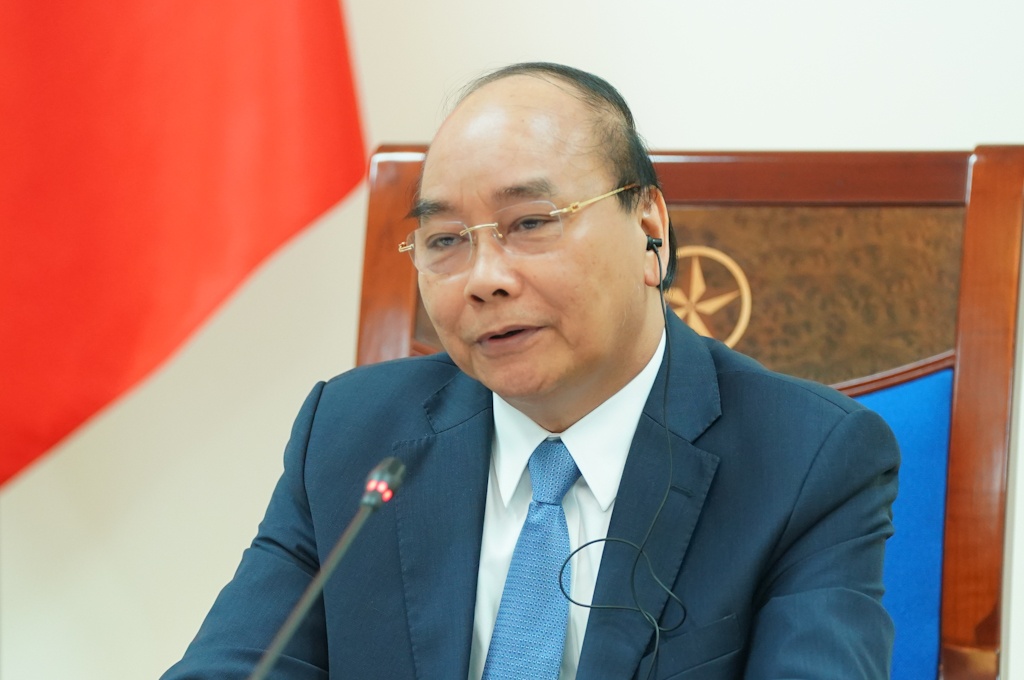 Thu tuong Nguyen Xuan Phuc hoi dam cung Thu tuong Campuchia Hun Sen hinh anh