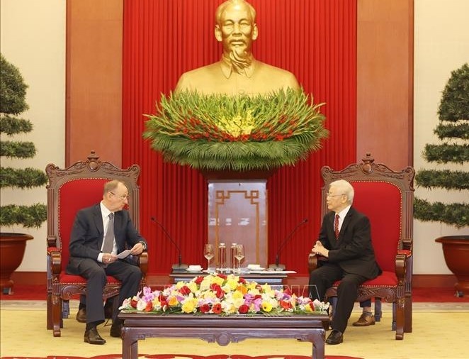 Tong bi thu Nguyen Phu Trong tiep thu ky Hoi dong An ninh Nga hinh anh