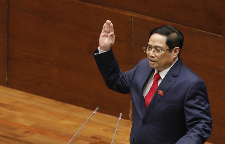 Cac lanh dao the gioi chuc mung Thu tuong Pham Minh Chinh hinh anh