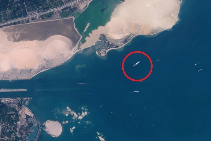 tau ever given chan kenh dao suez anh 1