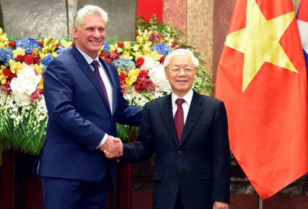 Tong bi thu gui dien mung lanh dao dang Cong san Cuba hinh anh