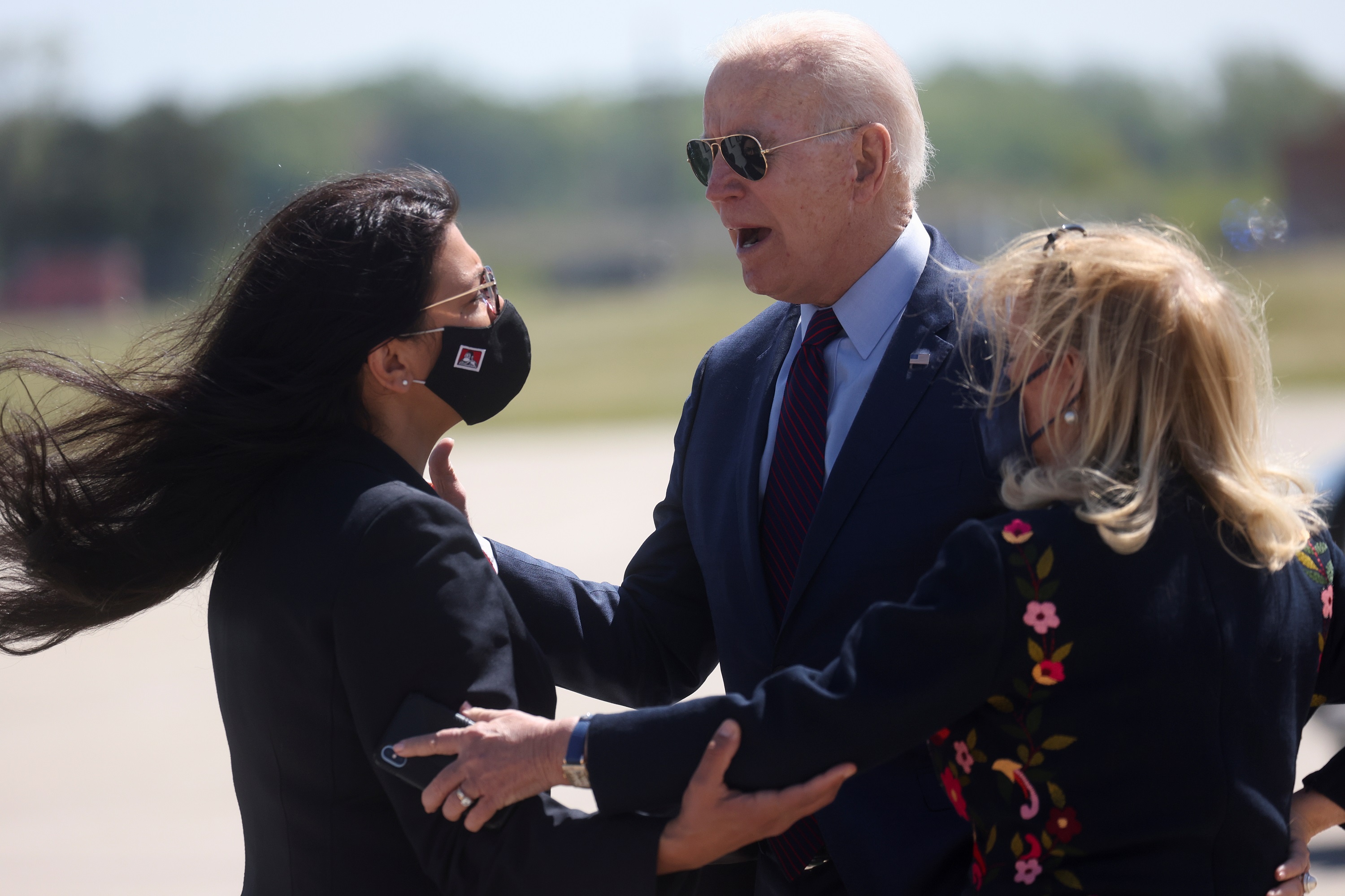 8 phut nghi si goc Palestine doi mat ong Biden lam nuoc My rung chuyen hinh anh