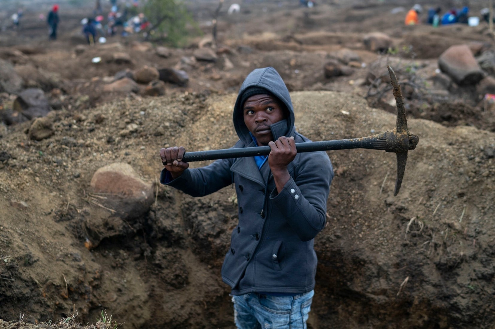 Vo mong tu phong trao dao kim cuong o Nam Phi hinh anh