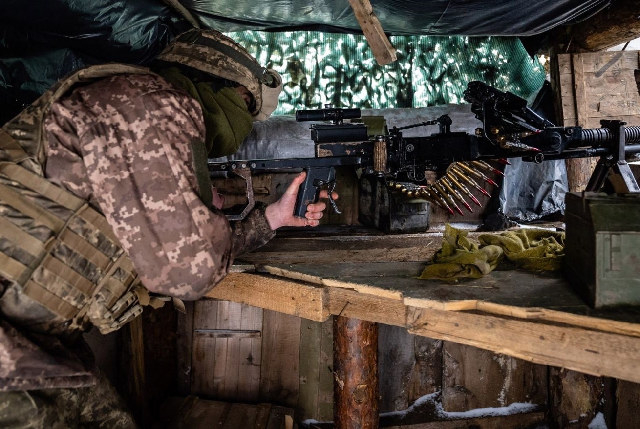 Hinh anh hiem thay tu tien tuyen cuoc doi dau Nga - Ukraine hinh anh