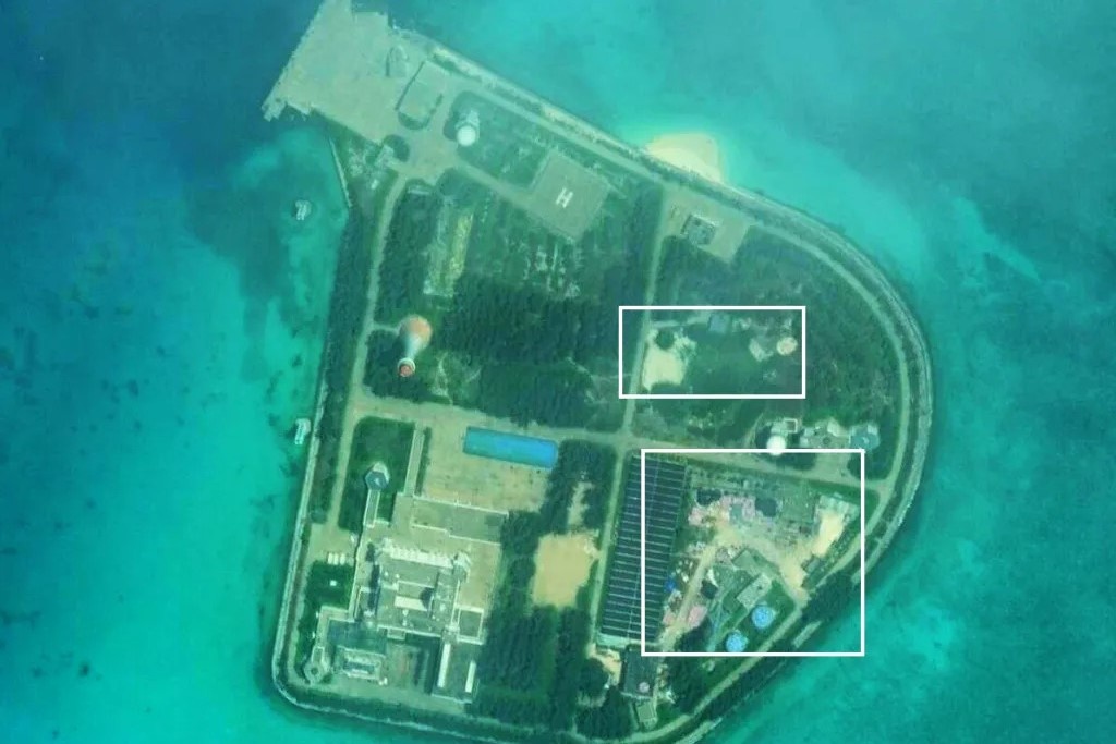 Trung Quoc mo rong xay dao trai phep o Hoang Sa va Truong Sa hinh anh