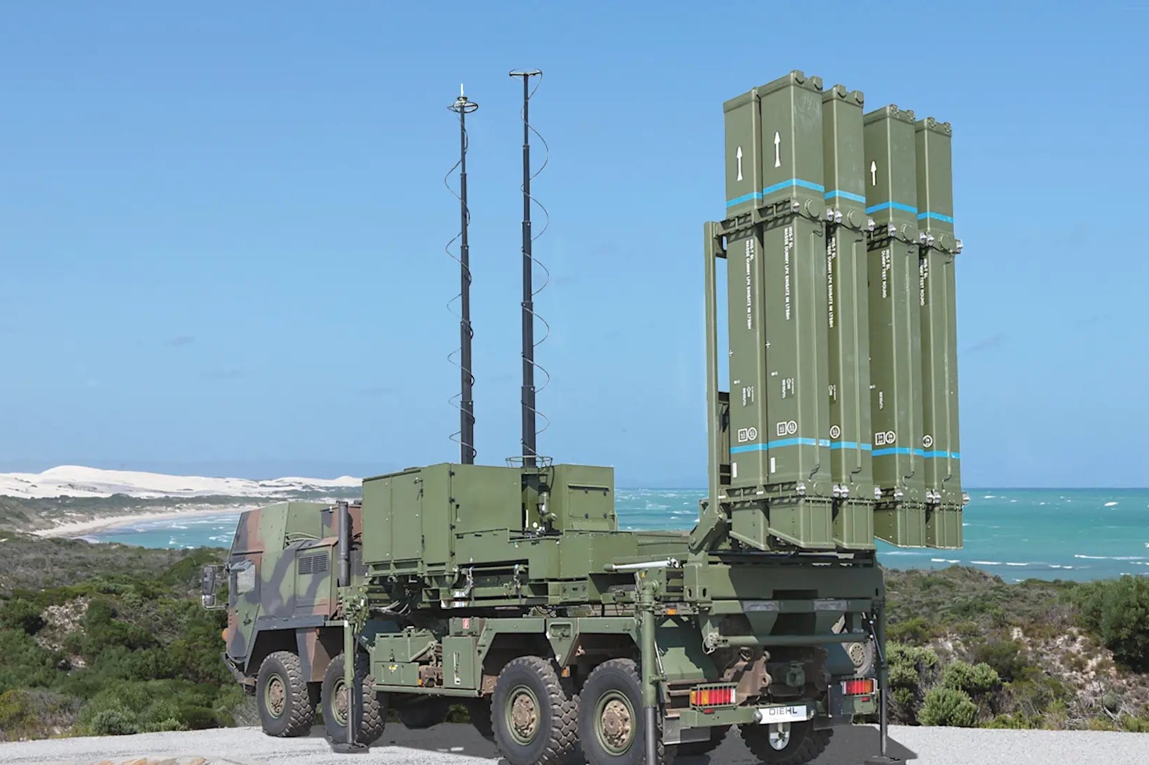 Ukraine nhan he thong phong khong IRIS-T hinh anh