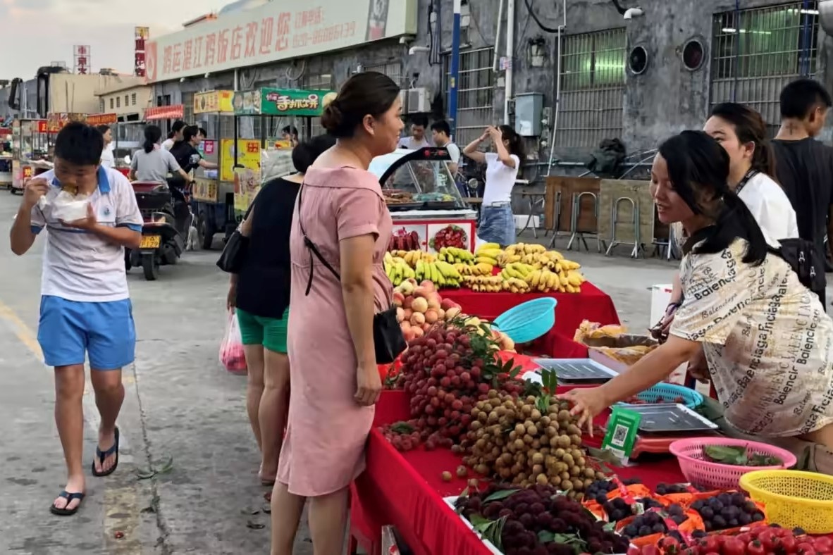 Trung Quoc doi thai do ve hang rong via he hinh anh