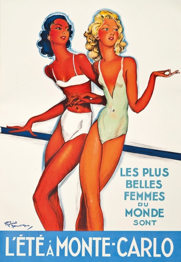 Những cô gái với vòng 1 khiêm tốn trong poster của Jean-Gabriel Domergue (1889-1962)