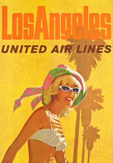 Một quảng cáo khác của Los Angeles United Air Lines.