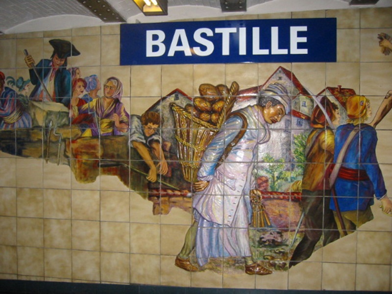 Nhà tù Bastille nổi tiếng vẫn tồn tại: Năm 1789, Pierre-François Palloy, một nhà thầu đã cho phá hủy nhà tù Bastille. Các mảnh đá được bán một phần để làm vật kỷ niệm hay đồ tín ngưỡng. Còn lại phần lớn được sử dụng để xây cầu Concorde. Những ai muốn tìm kiếm di vật của nhà tù có thể đi xuống nhà ga Bastille, line số 5 ở phía bắc hoặc line 1.