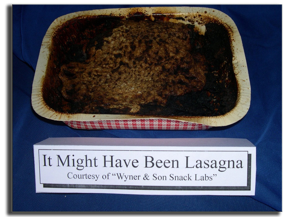 NBảo tàng đồ ăn cháy (Mỹ): Bảo tàng độc đáo này trưng bày  đồ ăn ở các trạng thái cháy xém khác nhau. Bạn có thể nhìn thấy một quả cam bị cháy bên cạnh một quả tươi rói để so sánh sự khác biệt, hoặc bánh ngọt với mọi độ cháy, thậm chí những thức ăn bị cháy đến mức dính chặt vào nồi. Bảo tàng này chắc chắn sẽ làm bạn cảm thấy tự tin hơn về tài nấu nướng của mình!