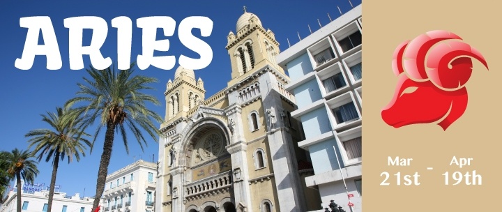 Dương Cưu (21/3 – 19/4): Bạn luôn tràn đầy năng lượng, can đảm và không sợ những điều chưa biết. Tunisia là câu trả lời cho sự ưa khám phá của bạn với rất nhiều phong cảnh đẹp đòi hỏi cả sức mạnh thể chất.