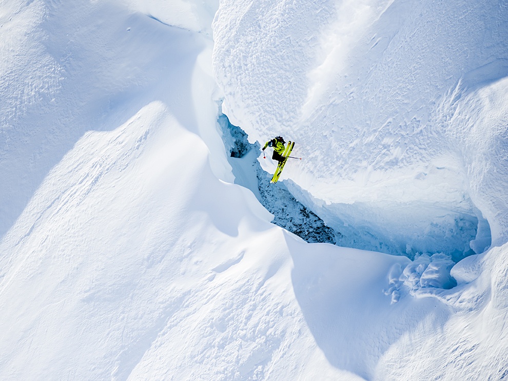 Trượt tuyết ở Tordillos, Alaska (Ảnh: Blake Jorgenson)