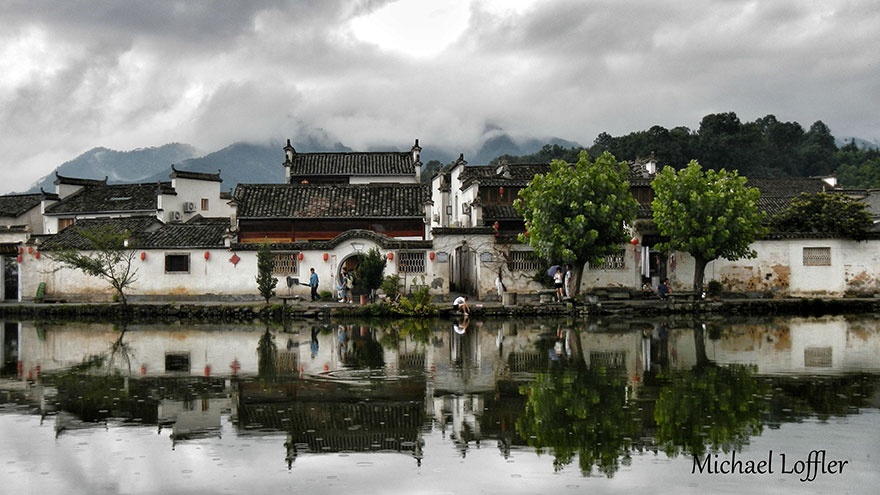 Hongcun, một bối cảnh nổi tiếng trong phim 